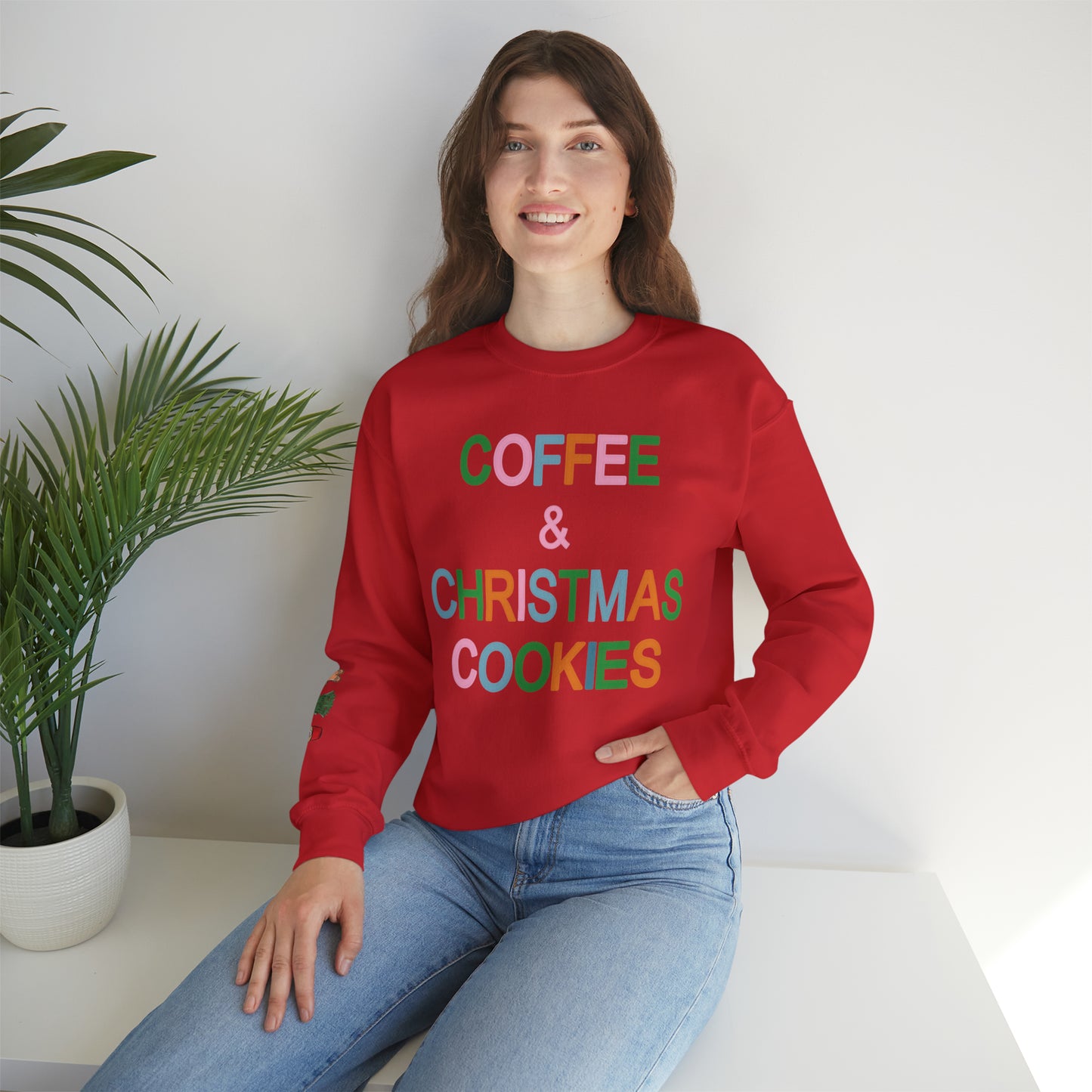 Coffee Christmas Cookie Sweatshirt