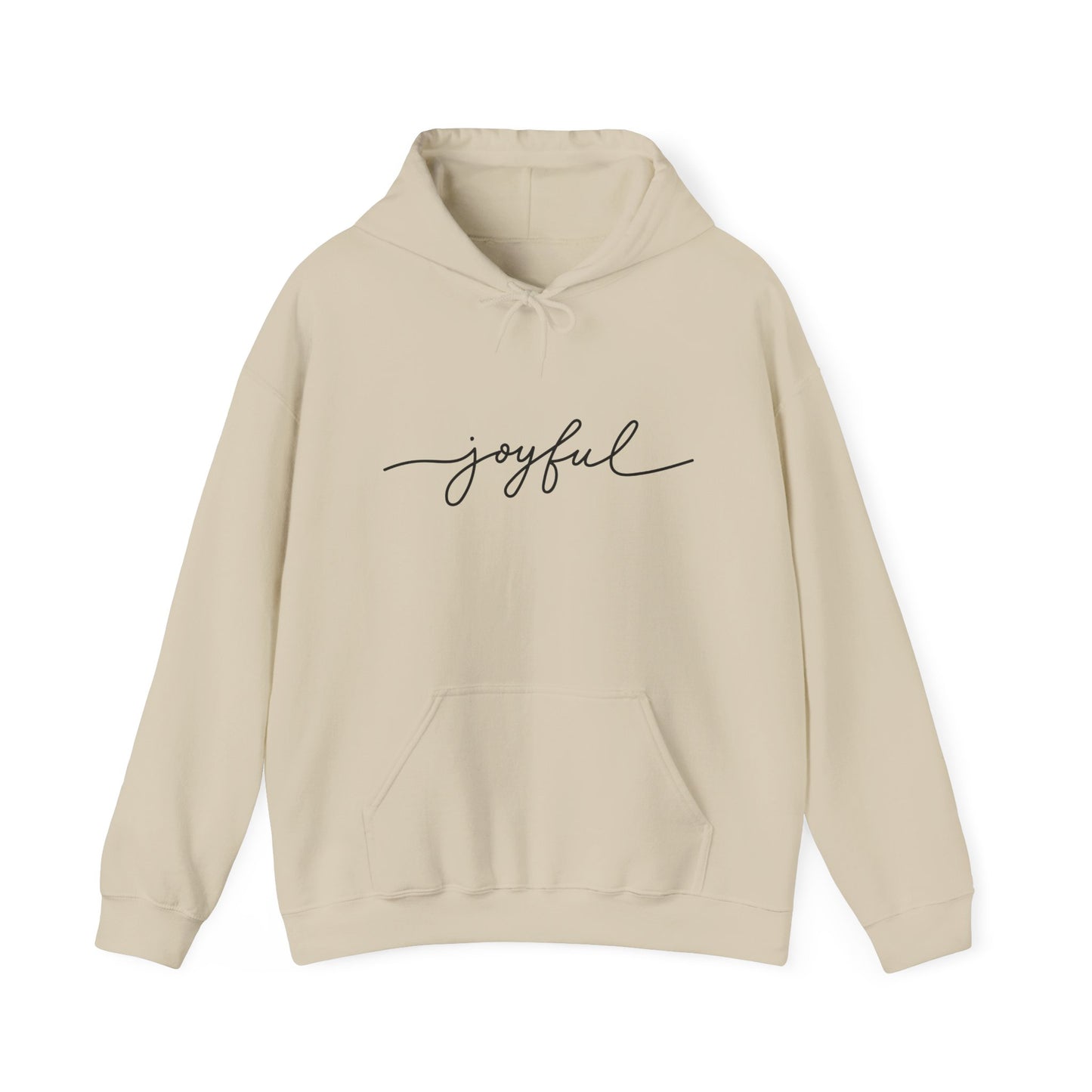 Joyful Vibes: Cozy Up in Our Festive Joyful Unisex Hoodie