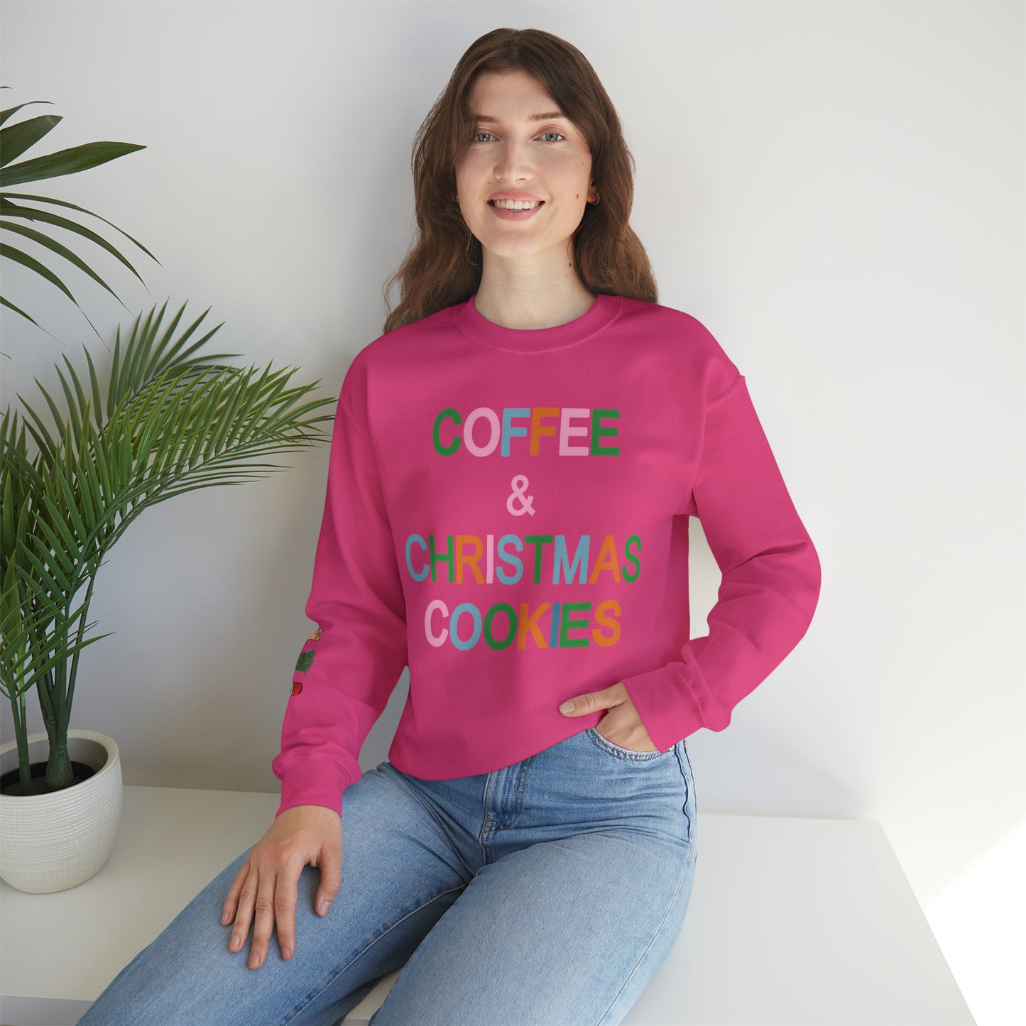 Coffee Christmas Cookie Sweatshirt