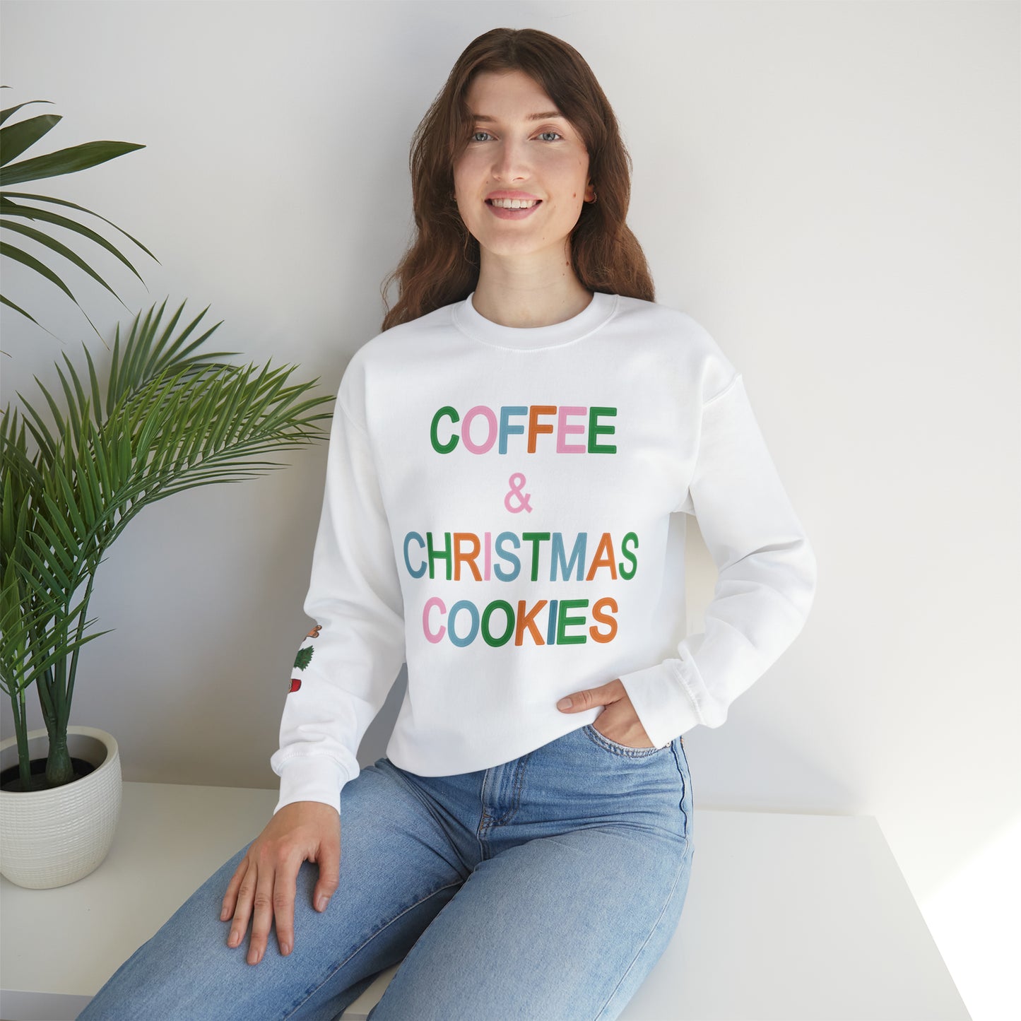 Coffee Christmas Cookie Sweatshirt